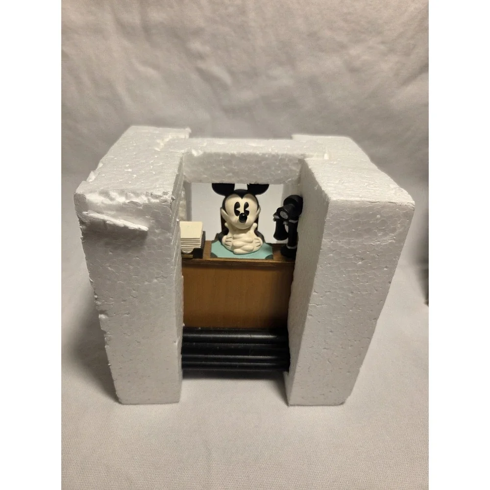 Disney Mickey Mouse Business Card Holder FIGI Graphics Desk Figurine w Box